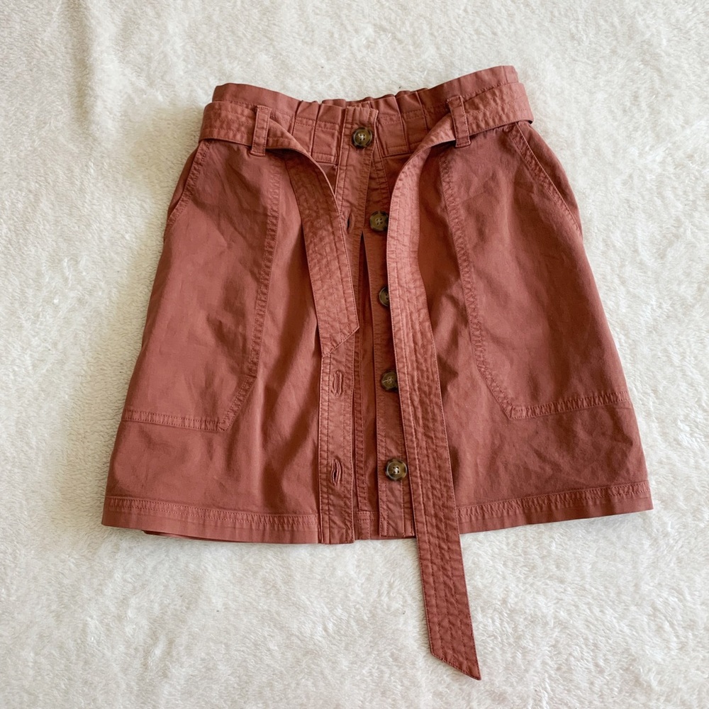 Abercrombie & Fitch Button Up Miniskirt